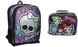 Monster High 16" Backpack with Monster High Lunch Kit [並行輸入品]