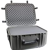 Large防水ケース、Wheeled、pre-scored Pluck Foam ( c.a.r.g.o. cg-251912 ) - (メタルグレー)