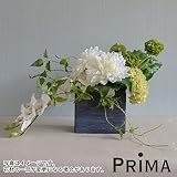 PRIMA ダリアとコチョウランのスクエアベースアレンジメント 造花 お供え花 お悔やみ花 仏花