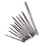 ZFE 耐久性と実用 12ピース/セットM1/M1.2/M1.4/M1.6/M1.7/M1.8/M2/M2.2/M2.5/M2.6/M3/M3.5メトリック HSS ねじタップ 0.5ミリメートル-1