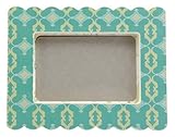 Cid Pear Baby Photo Frame, Aqua Trellis by Cid Pear [並行輸入品]