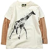 《春秋対応》 Reboot(リブート) 天竺きりんレイヤード風長袖Tシャツ 120cm/IV NO.AH-1791401