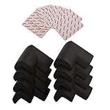 TTLIFE 8 Pieces Childproofing Corner Guards Protector for Baby Safety Corner Cushion (Black) by TTLI