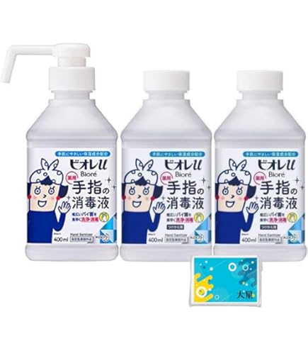Amazon.co.jp: 【花王】ビオレU 手指消毒 ＜詰替＞ 400ml ×5個