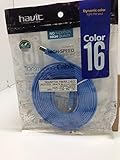 Flat Printer Cable 10ft(3m), Light Blue [並行輸入品]