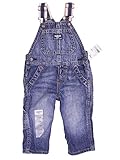 (オシュコシュ) OSHKOSH キッズ用デニムオーバーオール（エイジド ヘリテイジ）[並行輸入品] ヴィンテージデニム 12M