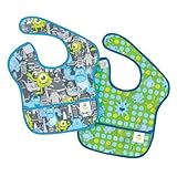 Bumkins(バンキンス) 　ディズニー　ベビー　スーパービブ（防水ビブ） 6~24ヶ月 2枚組（モンスターズインク) [並行輸入品]