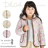 (ラポシェビスキュイ) La poche biscuit花柄キルトジャケット/ 秋 80 ピンク
