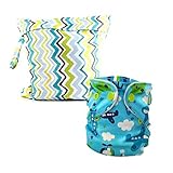 Maven Gifts: FuzziBunz Zippered Tote Bag Chevron with FuzziBunz First Year Adjustable Diaper Fly boy