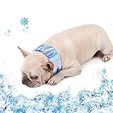 Hakona 犬 クールネックネッククーラー 首 冷やすひんやりグッズ 夏熱中症対策 グッズ 犬 冷却 首冷感リング ひんやり猫 暑さ対策 首 冷感タオル犬 バンダナペット冷却首輪 お散歩通気性薄手 涼しい 首飾り小型犬 中型犬 大型犬 可愛い氷河パターン(S)