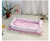 ベッドインベッド　添い寝ベッド おむつ換え　ベビーベッド　ベッドガード　枕付き (ブルー)