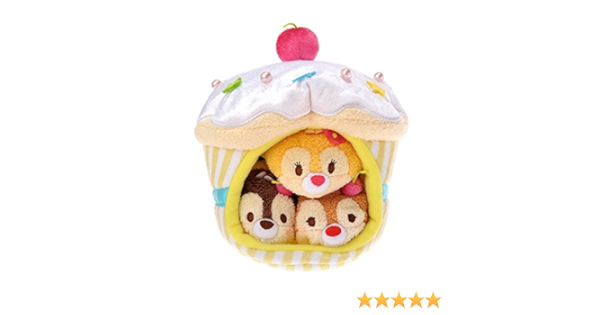 ミニツム カップケーキハウスセット Tsum Tsum ツムツム チップ デール クラリス ぬいぐるみ おもちゃ Amazon