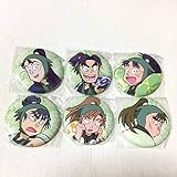 忍たま乱太郎 アニカプ 半纏 缶バッジ 六年生セット 立花仙蔵 潮江文次郎 中在家長次 七松小...