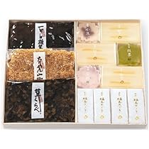 Amazon | 永楽屋 詰合せ 6品入 和菓子 佃煮 琥珀糖 ちりめん じゃこ