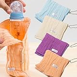 【子育て応援 付ける・収納できるハンカチ(4枚セット)】 ほ乳瓶やペットボトル入れ 「Aセット」