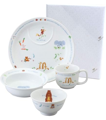 Amazon｜NARUMI(ナルミ) 子供用 食器セット ブレーメン ブルー 4