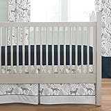 Carousel Designs Navy and Gray Woodland 2-Piece Crib Bedding Set by Carousel Designs