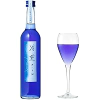 清藍 せいらん 日本酒 に青い天然ハーブを加えた 青いお酒 500ml ［ 箱入り 〕色が変わる不思議な お酒 ギフト