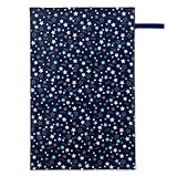 おむつ替えシート 薄 防水 ベビー 日本製 赤ちゃん ブリリアントスター(スケアー地・紺) B0702000