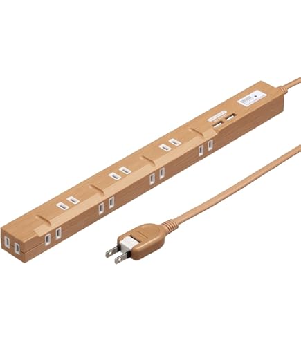Amazon.co.jp: サンワダイレクト 電源タップ マグネット 2m 8個口 3P