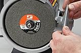 Dynabrade Convoluteシリコンカーバイドバリ取りホイール – Medium Grade – Arbor Attachment – 8 in Dia 3 inセンター穴 – 厚さ2 in