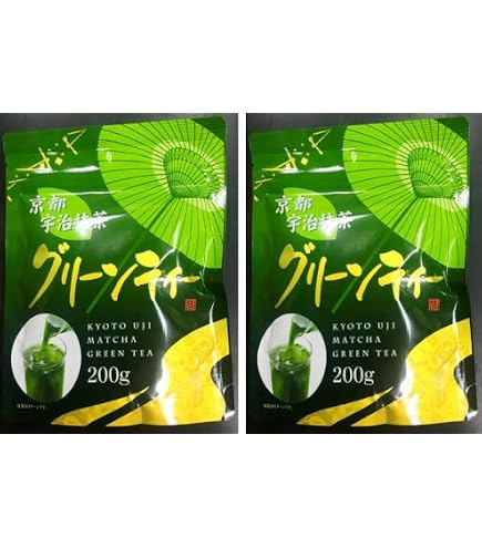 Amazon.co.jp: 玉露園 砂糖不使用 グリーンティー 200g×2個 : 食品