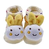 Yuelian かわいい 動物キャラクターベビーソックス (レモン　イエロー)