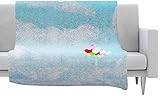 KESS InHouse Sylvia Coomes "Balloons In The Sky" Photography Kids Fleece Throw Blanket, 40 by 30-Inc