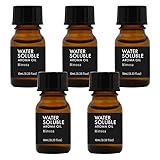 水溶性 アロマオイル 10ml 5個セット (50ml) アロマディフューザー 芳香用 アロマエッセンス (ミモザ)