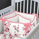 Carousel Designs Cherry Blossom Crib Bumper by Carousel Designs