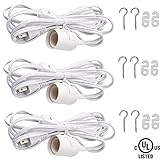 Extension Hanging Lantern Lamp Cord Cable SooFoo 11.5' Feet Extension Pendant Light Cable with On/Of