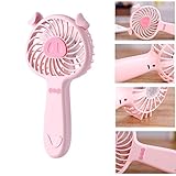 USB扇風機 INorton 手持ち扇風機 かわいいデザイン 三段階風量調節 USB充電式 静音設計 コンパクト スポーツ観戦 花火大会用 熱中症対策