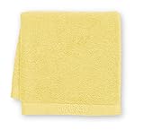 GUND Bear Essential Ringspun Face Towel, Lemon, 12'' By 12'' by GUND