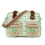Pink Lining Mama Et Bebe Changing Bag - Green Dragonfly