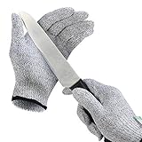 Cut Resistant Gloves Koolife Kitchen Working Kevlar Gloves for Oyster Cutting Slicing - Level 5 Prot