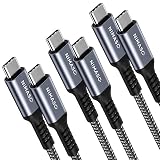 【3本セット】NIMASO USB C/Type C to Type C ケーブル 【PD対応 60W急速充電 2m+2m+2m】iPhone16シリーズ、 iPad mini6 (2021) 、MacBook、iPad Pro/Air、Galaxy、Sony、Pixel等Type-c機種対応 NCA23G692