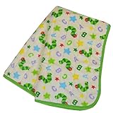 はらぺこあおむし フランネル キルト敷きパット THE WORLD OF ERIC CARLE グリーン