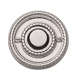 Baldwin 4850055 Beaded Bell Button, Lifetime Bright Nickel [並行輸入品]