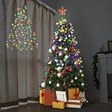 Salcar led イルミネーション クリスマスツリー向け 広げるだけ usb式 タイマー付き 2M×8本 280球 クリスマス用ライト 