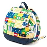 元気にお出かけベビーリュック　のりものに揺られてハッピートラベル（イエロー）　B1600800　日本製