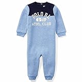 (ポロ ラルフローレン) Polo Ralph Lauren 320672324 コットンブレンドフリース カバーオール ロンパース ベビー ポロ ギフト プレゼント 出産祝い 2Color (9M,