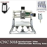 ミニ自作cnc3018 grbl制御ソフトウェア3軸フライス加工機によるpcb pvb 500 mwのレーザによるルータ彫刻、木の彫刻師のcncルータ3018