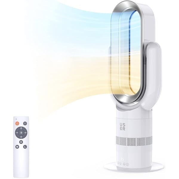 Heller 2000W 70cm Bladeless LED Portable Indoor Fan Heater w/Remote/Timer  Black: Heating: Amazon.com.au
