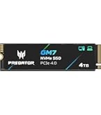 Amazon | Acer Predator Gen5 M.2 SSD 4TB GM9 NVMe2.0 2280 PCIe Gen5