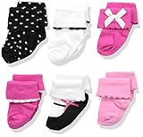 Luvable Friends SOCKSHOSIERY ベビー・ガールズ US サイズ: M カラー: ブラック