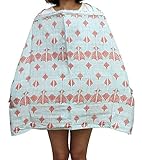 Schlegel 授乳 ケープ カバー 大きめ フリー サイズ ワイヤー 入り ムレない ガーゼ生地 上質 多機能 収納袋 (サマーリリー)