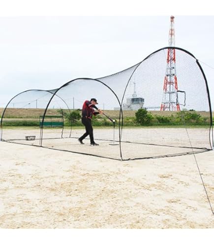 バッティングケージ Amazon | Gagalileo バッティングゲージ 5x3x3m 自宅練習ネット