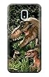 JP1452J38 トレックス ラプター 恐竜 Trex Raptor Dinosaur Samsung Galaxy J3 (2018), J3 Star, J3 V 3rd Gen, J3 Orbit, J3 Achieve, Express Prime 3, Amp Prime 3 ケース