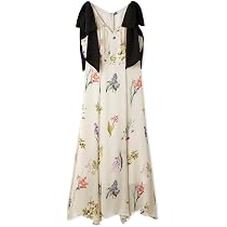 超美品 SNIDEL トリミングフラワープリントワンピース S 0サイズ 白 
