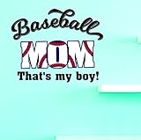 デザインwithビニール3 Jer 2300 3ホット新しいDecals野球Mom。That 's My Boy。壁アートサイズ: 20インチx 30インチカラー、20 " x 30インチ、マルチ